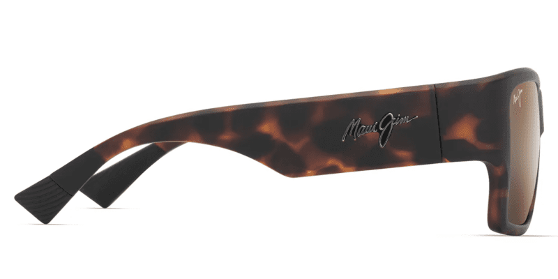 MauijimKa olu614SunglassesMatteDarkHavanawithHCLbronzelensesside