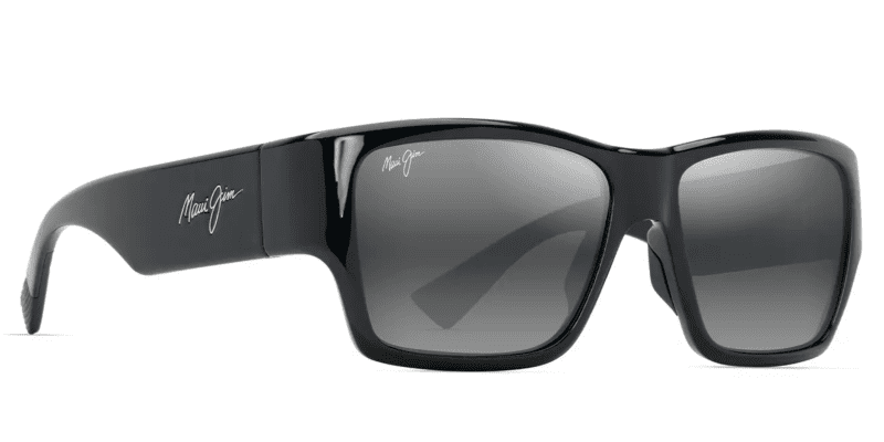 MauijimKa olu614SunglassesShinyBlackwithNeutralgreylensescorner