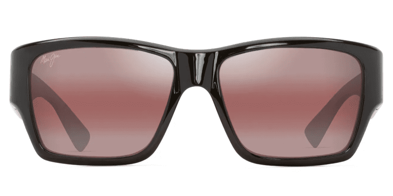 MauijimKa olu614SunglassesshinybrownwithMauiroselensesfront