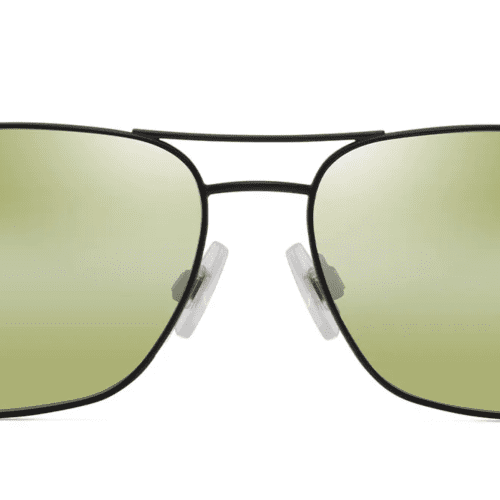 MauijimNa auao675SunglassesMatteBlackVarnishwithMauiHTlensesfront