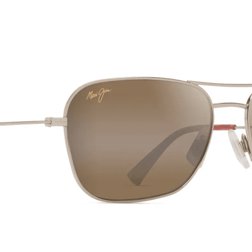 MauijimNa auao675SunglassesShinyLightGoldwithRed BrownwithHCLBronzeLenses