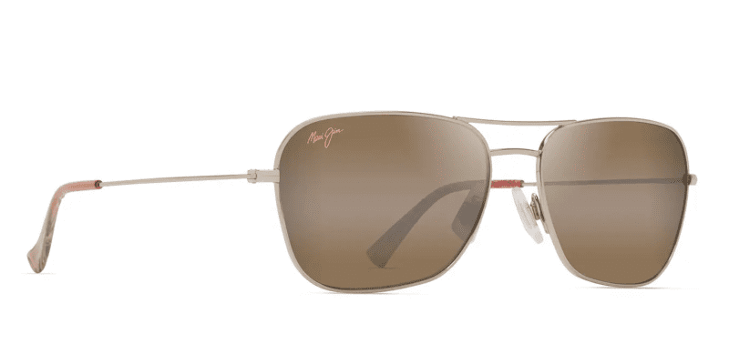 MauijimNa auao675SunglassesShinyLightGoldwithRed BrownwithHCLBronzeLenses