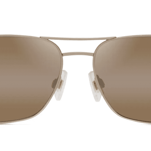 MauijimNa auao675SunglassesShinyLightGoldwithRed BrownwithHCLBronzeLensesfront