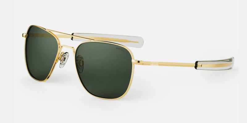 RandolphAF377AviatorXLSunglassesgoldwithAGXlenses