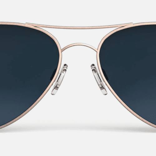 RandolphAmeliaSatinSunglassesRoseGoldSlateFront