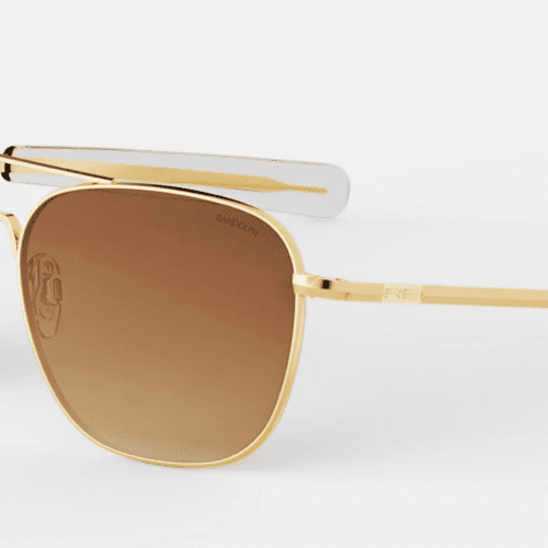 RandolphAviatorXLSunglassesAF38623KGoldCapeSandCorner