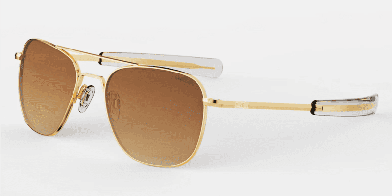 RandolphAviatorXLSunglassesAF38623KGoldCapeSandCorner