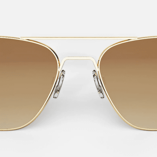 RandolphAviatorXLSunglassesAF38623KGoldCapeSandFront