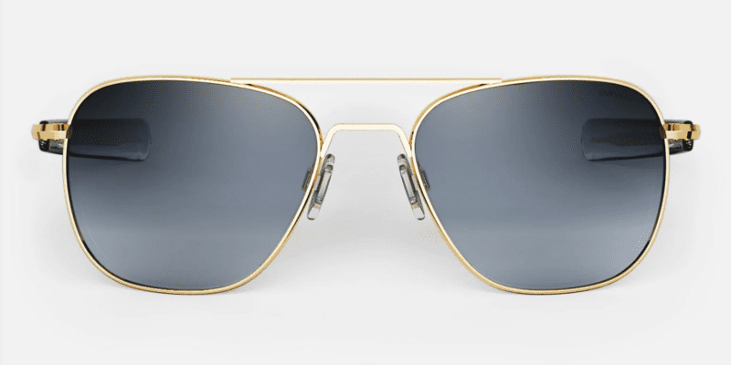 RandolphAviatorXLSunglassesAF38723KGoldSlateFront