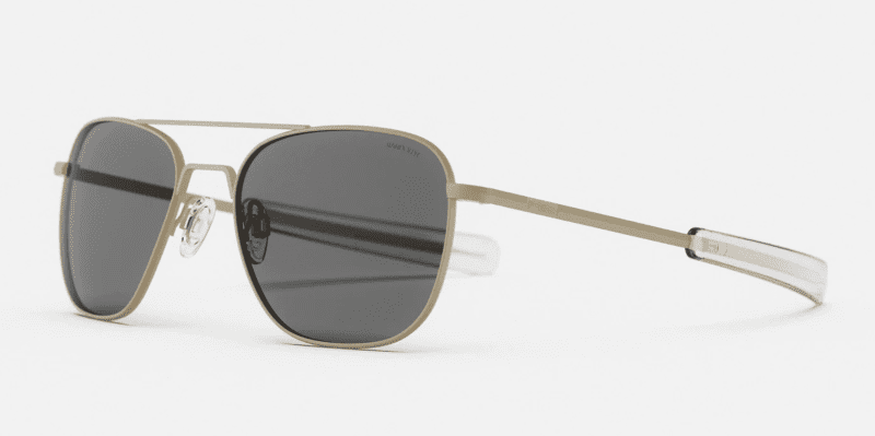 RandolphClassAAviatorSunglasses DesertSandwithAmericanGraylensescorner