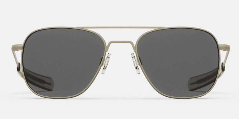 RandolphClassAAviatorSunglasses DesertSandwithAmericanGraylensesfront