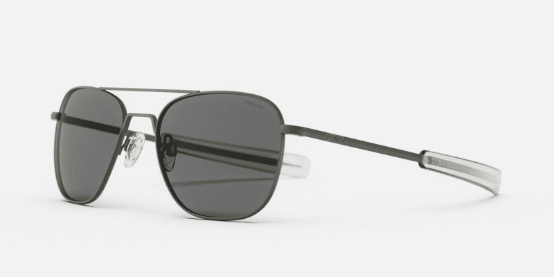 RandolphClassAAviatorSunglasses MilitaryOlivewithAmericanGraylensescorner