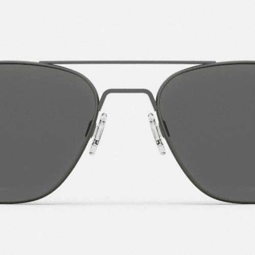 RandolphClassAAviatorSunglasses MilitaryOlivewithAmericanGraylensesfront