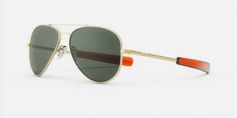 RandolphConcordeXLSunglasses23KGoldAGXGreenCorner