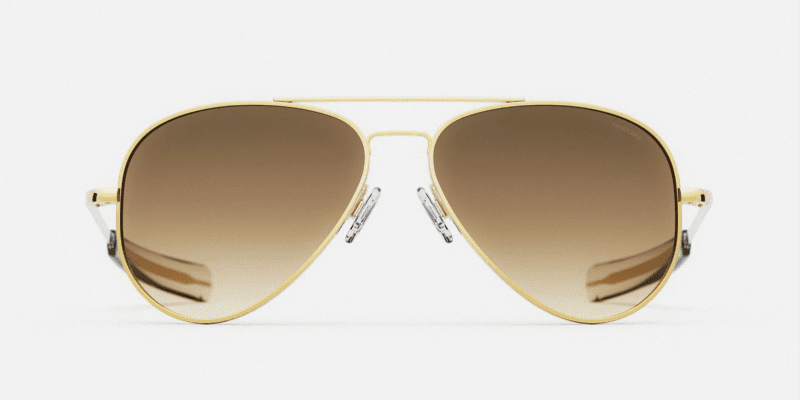 RandolphConcordeXLSunglasses23KGoldCapeSandFront