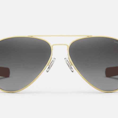 RandolphConcordeXLSunglasses23KGoldCoastalGrayFront