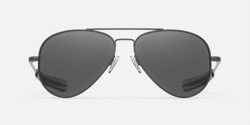 RandolphConcordeXLSunglassesMatteBlackAmGrayFront