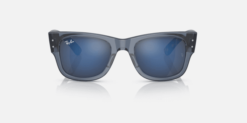 Ray BanMegaWayfarerDarkBlueHavanaBlueFront