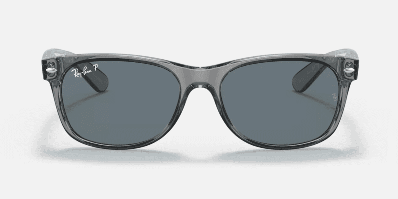 Ray BanRB2132NewWayfarerTransGreyDarkBlueFront