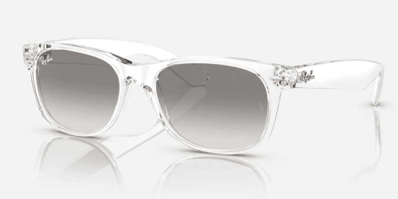 Ray BanRB2132NewWayfarerTransparentGreyGradCorner