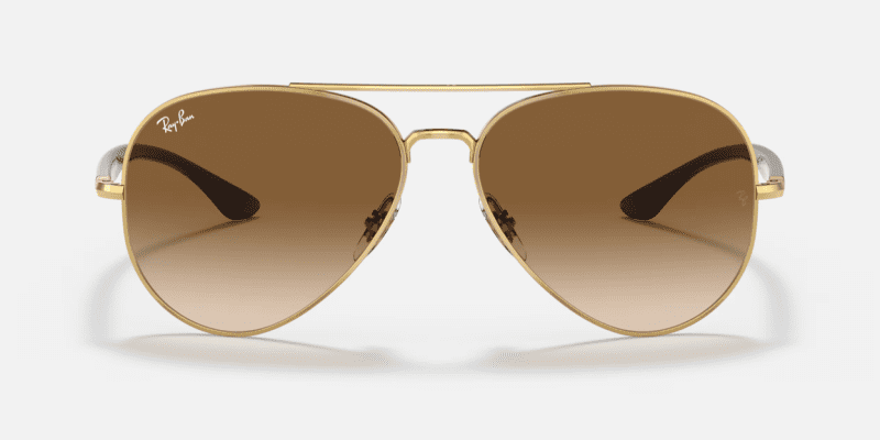 Ray BanRB3675GoldBrownGradFront