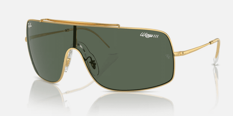 Ray BanRB3897WingsIIIGoldDarkGreenCorner