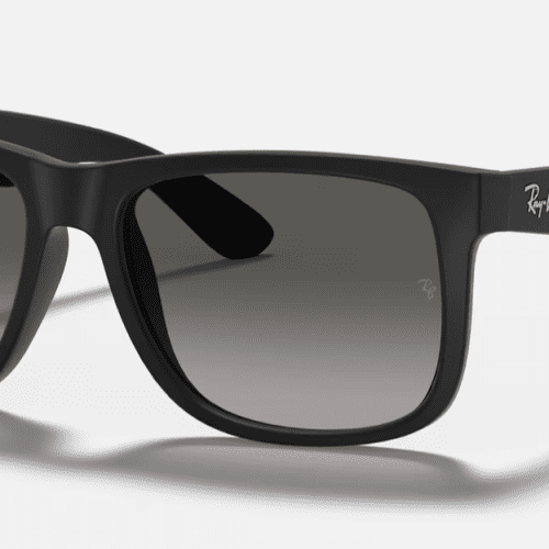 Ray BanRB4165JustinBlackLightGreyGradCorner