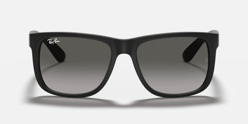 Ray BanRB4165JustinBlackLightGreyGradFront