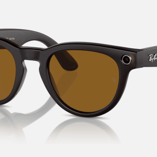 Ray BanxMetaHeadlinerSmartSunglassesMatteRebelBlackBrownClassicCorner