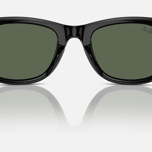 Ray BanxMetaWayfarerSmartSunglassesShinyBlackGreenClassicG 15Back