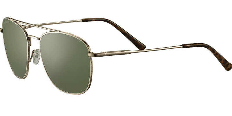 SerengetiCarrollLargeSunglassesShinyLightGoldPolarized555nmCorner