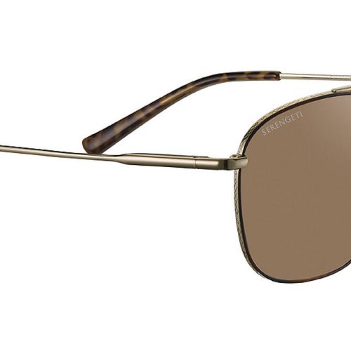 SerengetiCarrollLargeSunglassesShinyLightGoldTortoiseEnamel MineralNonPolarizeddriversCorner