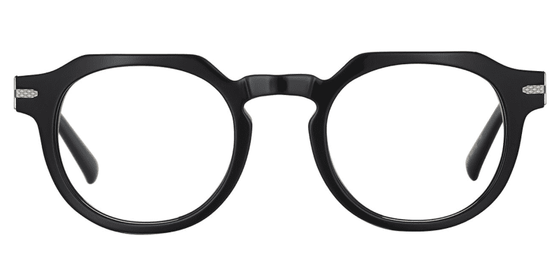 SerengetiLaerryEyeglassesBlackFront