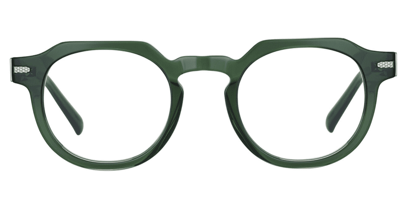 SerengetiLaerryEyeglassesDarkGreenFront