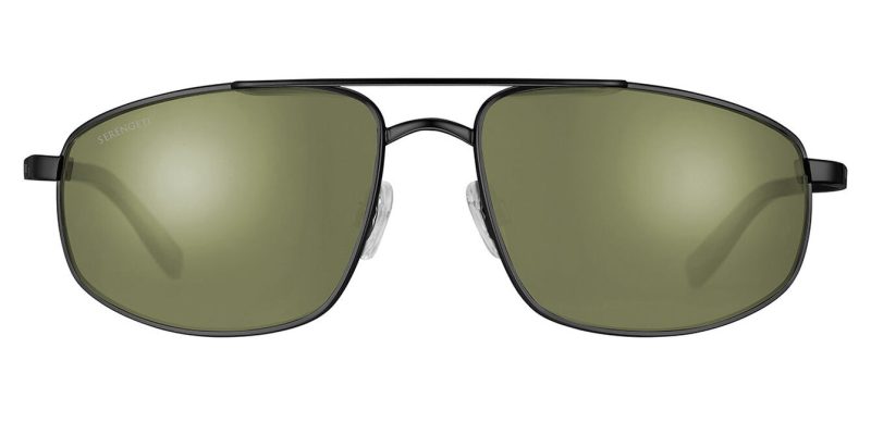 SerengetiModugno2.0sunglassesMatteBlack MineralPolarized555nmGreenfront