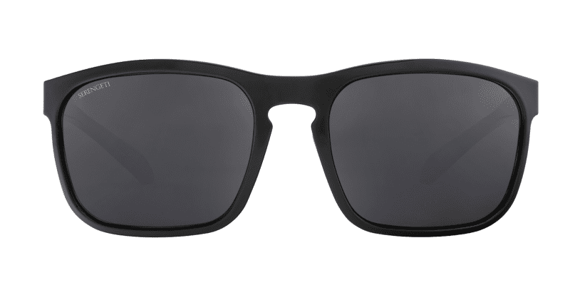 Serengeti Carson Matte Black Pol Smoke Front